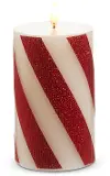 3  x 5  Red Stripe Candle