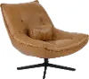 Softee Palomino Brown Swivel Chair