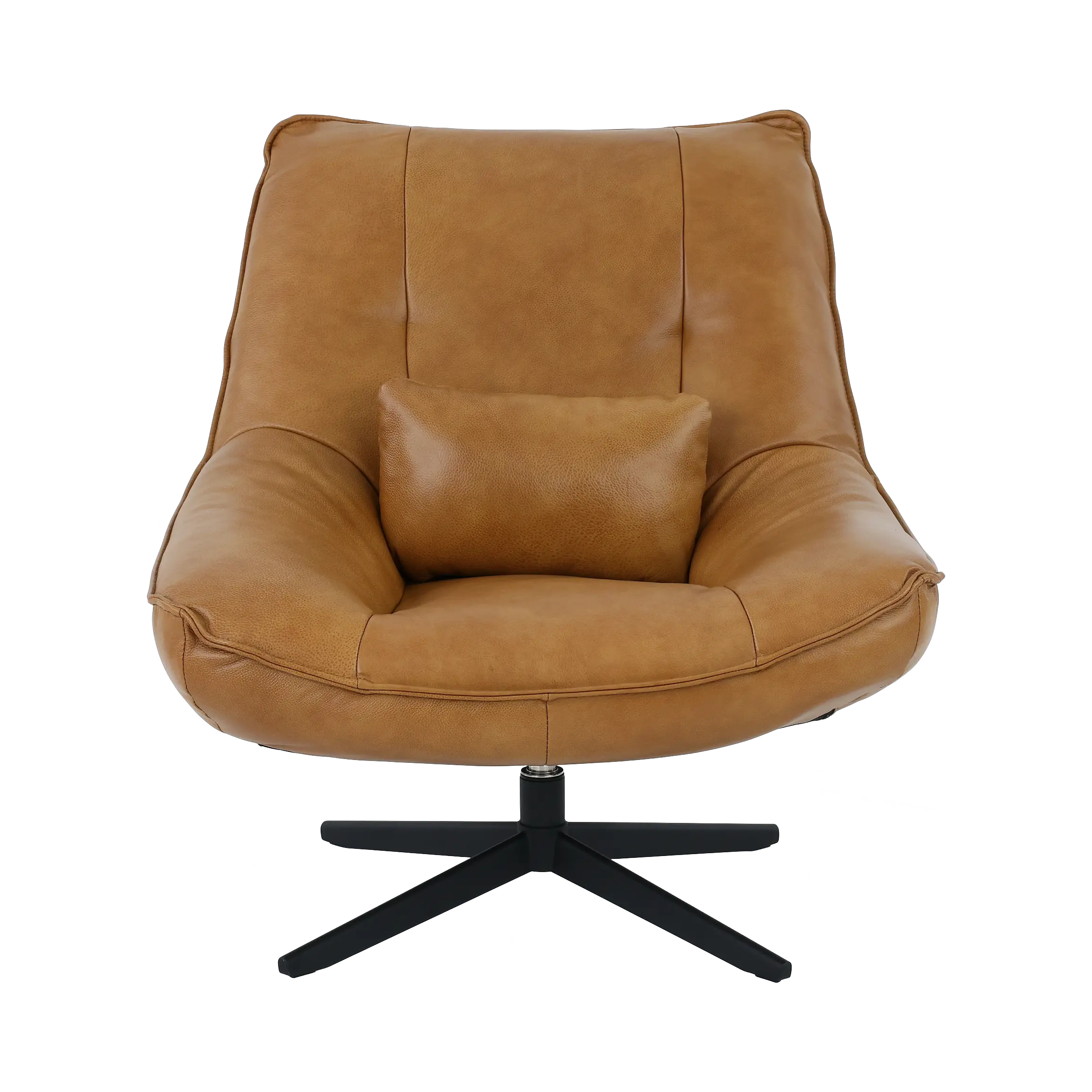 Softee Palomino Brown Swivel Chair-4
