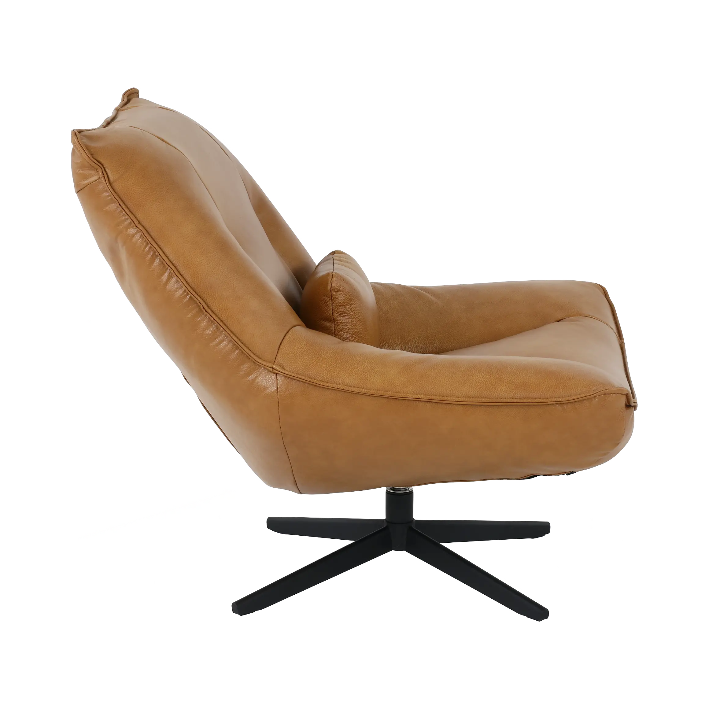 Softee Palomino Brown Swivel Chair-5