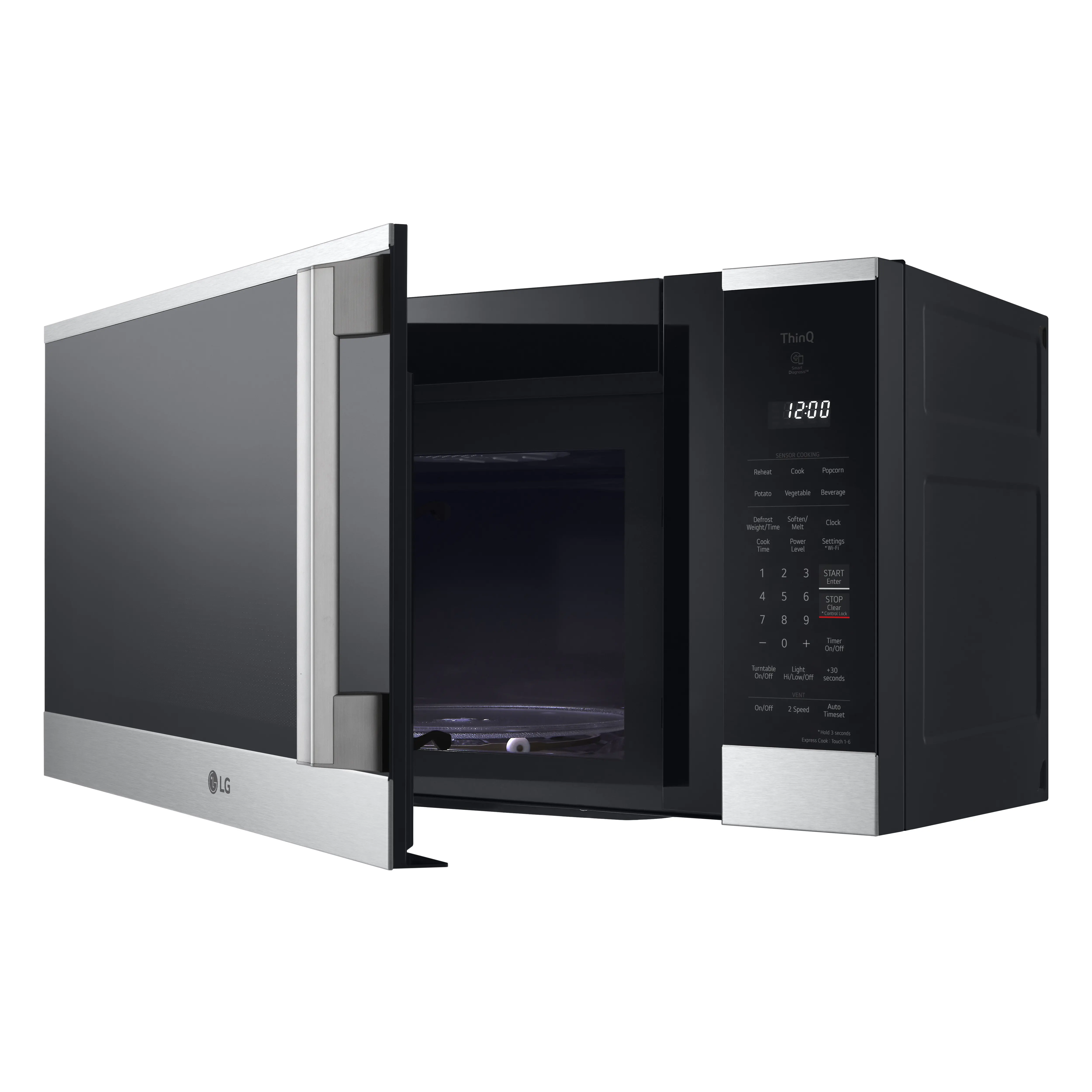 MVEM1825X LG 1.8 cu ft Over the Range Microwave - Stainless Steel-5