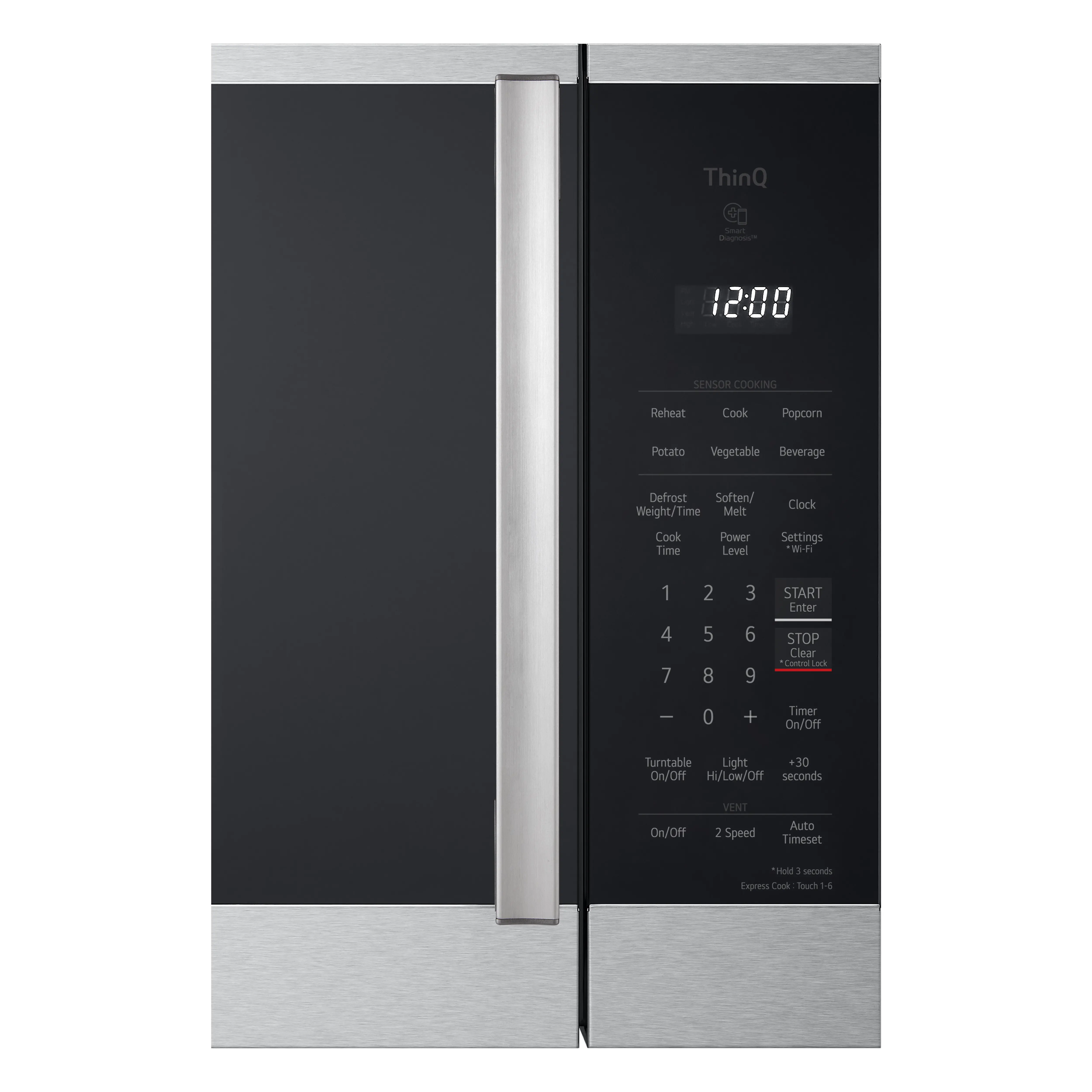 MVEM1825X LG 1.8 cu ft Over the Range Microwave - Stainless Steel-7