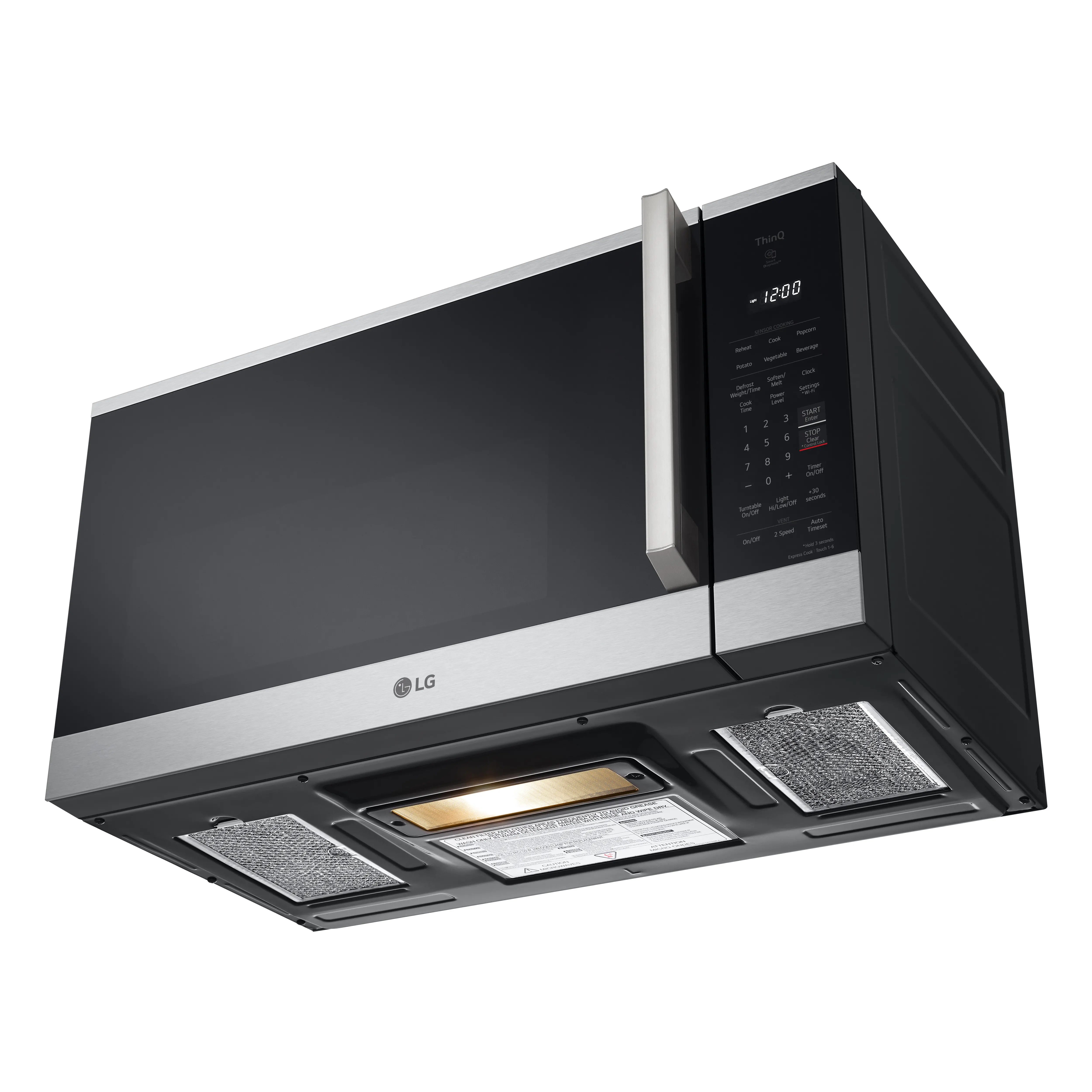 MVEM1825X LG 1.8 cu ft Over the Range Microwave - Stainless Steel-8