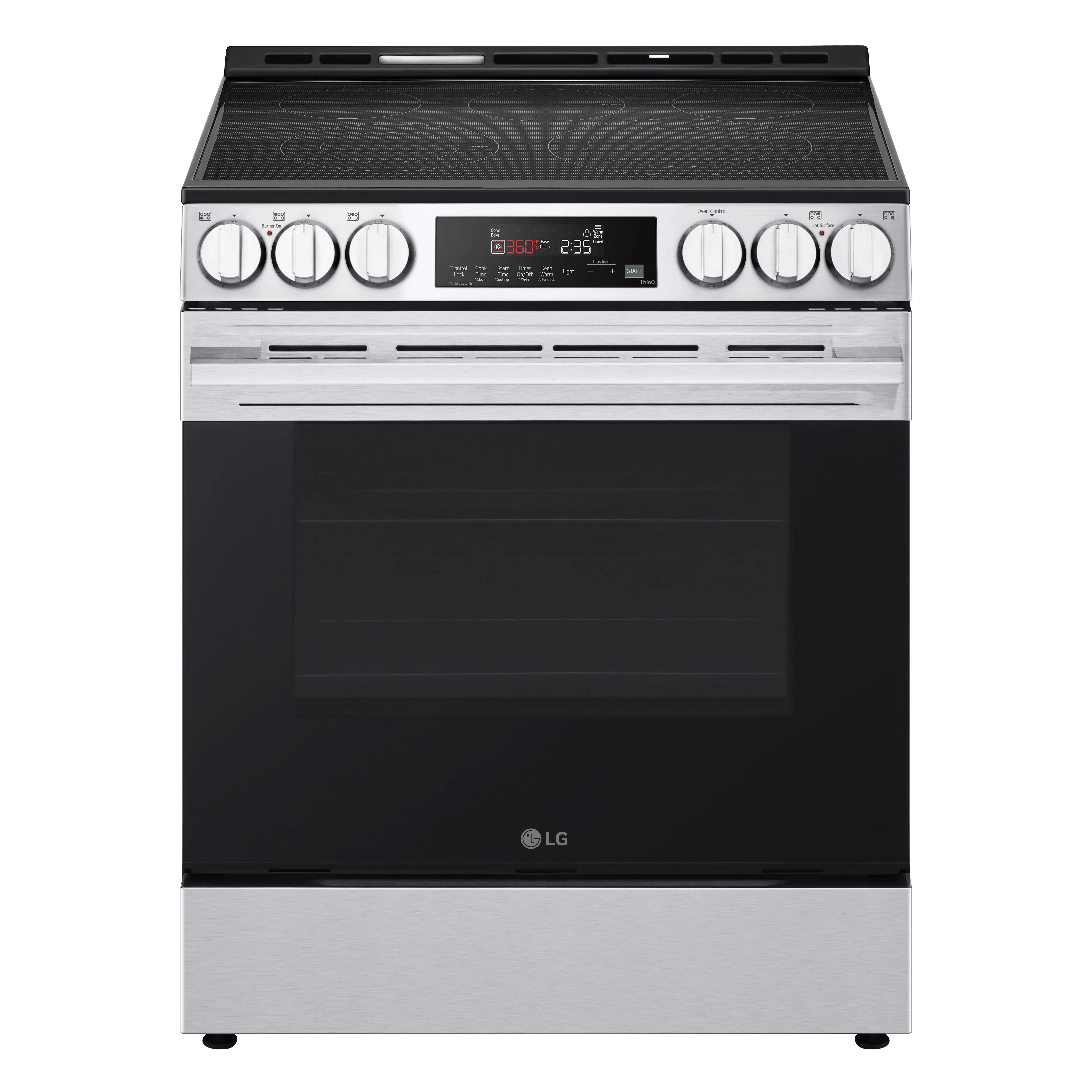 LSEL6333XE LG 6.3 Cu Ft Electric Single Oven Range - Stainless Steel-1