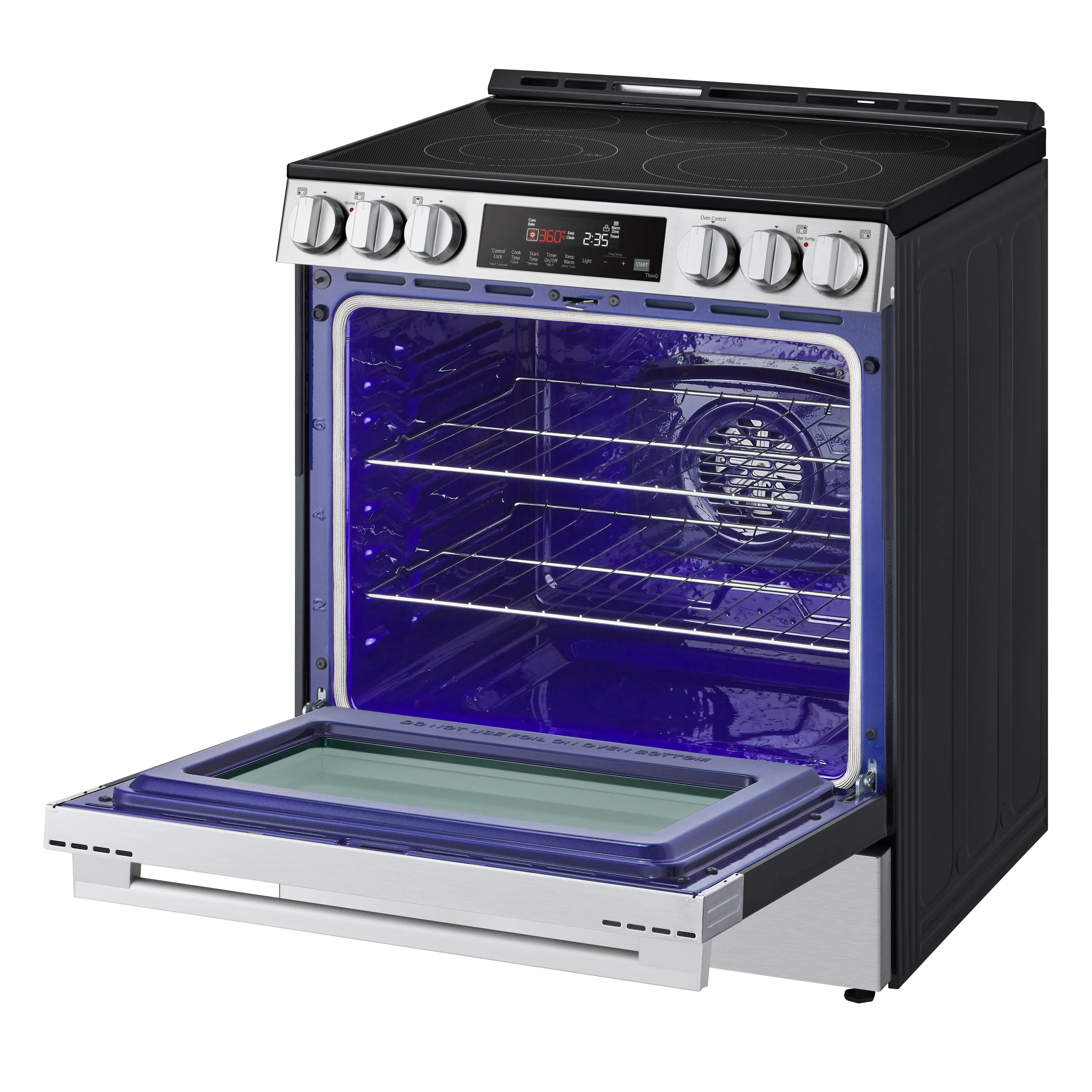 LSEL6333XE LG 6.3 Cu Ft Electric Single Oven Range - Stainless Steel-19