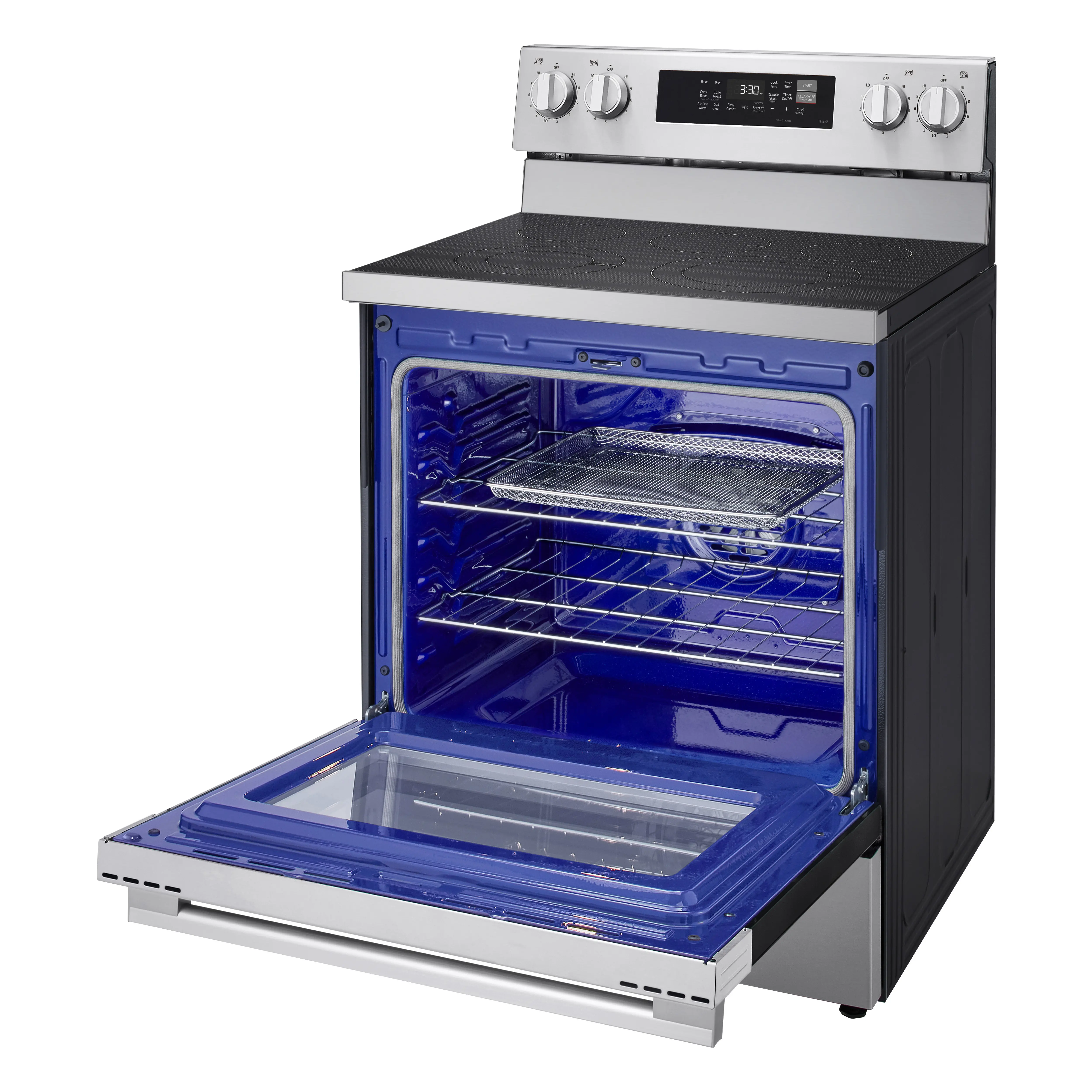 LREN6323YE LG 6.3 Cu Ft Electric Single Oven Range - Stainless Steel-11