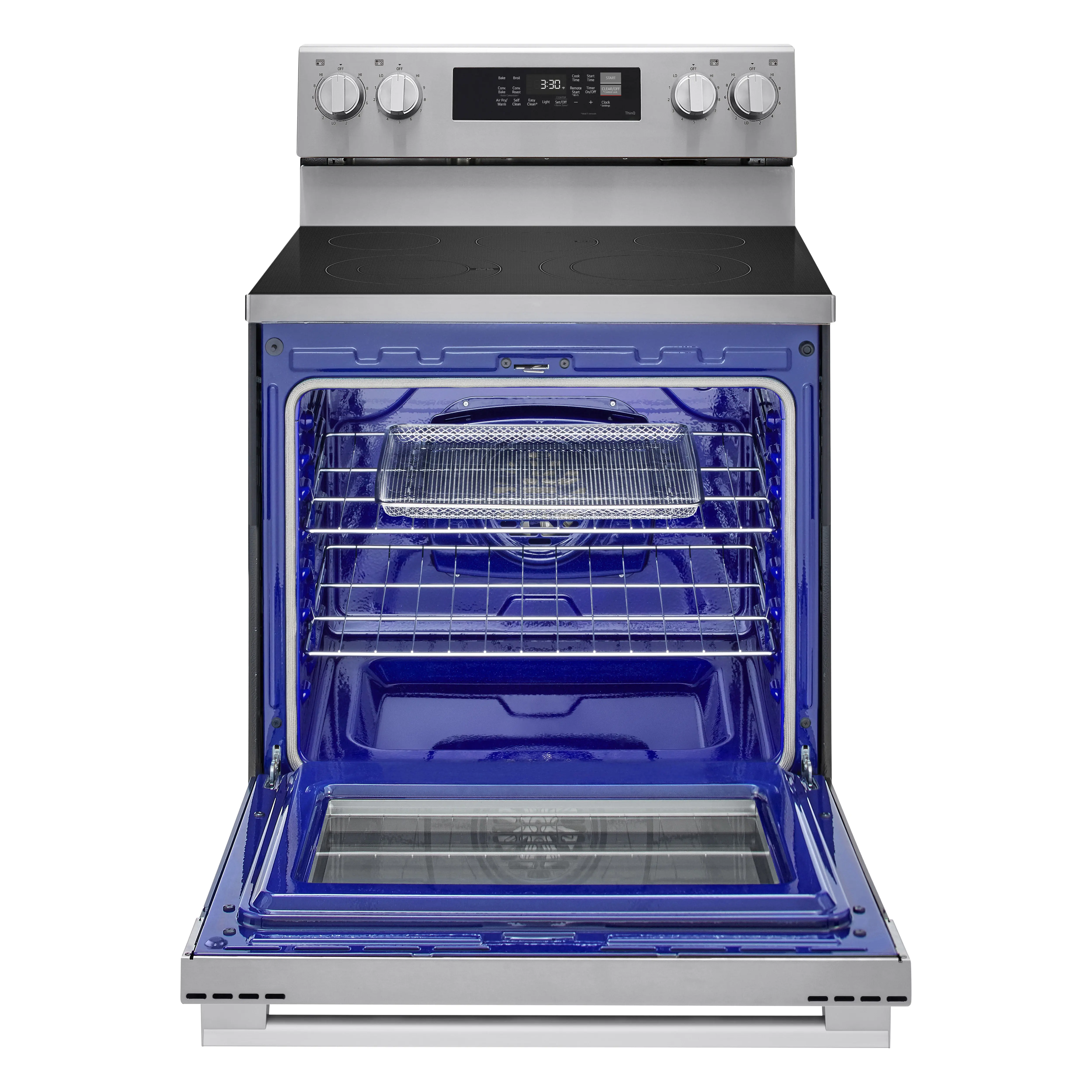 LREN6323YE LG 6.3 Cu Ft Electric Single Oven Range - Stainless Steel-11