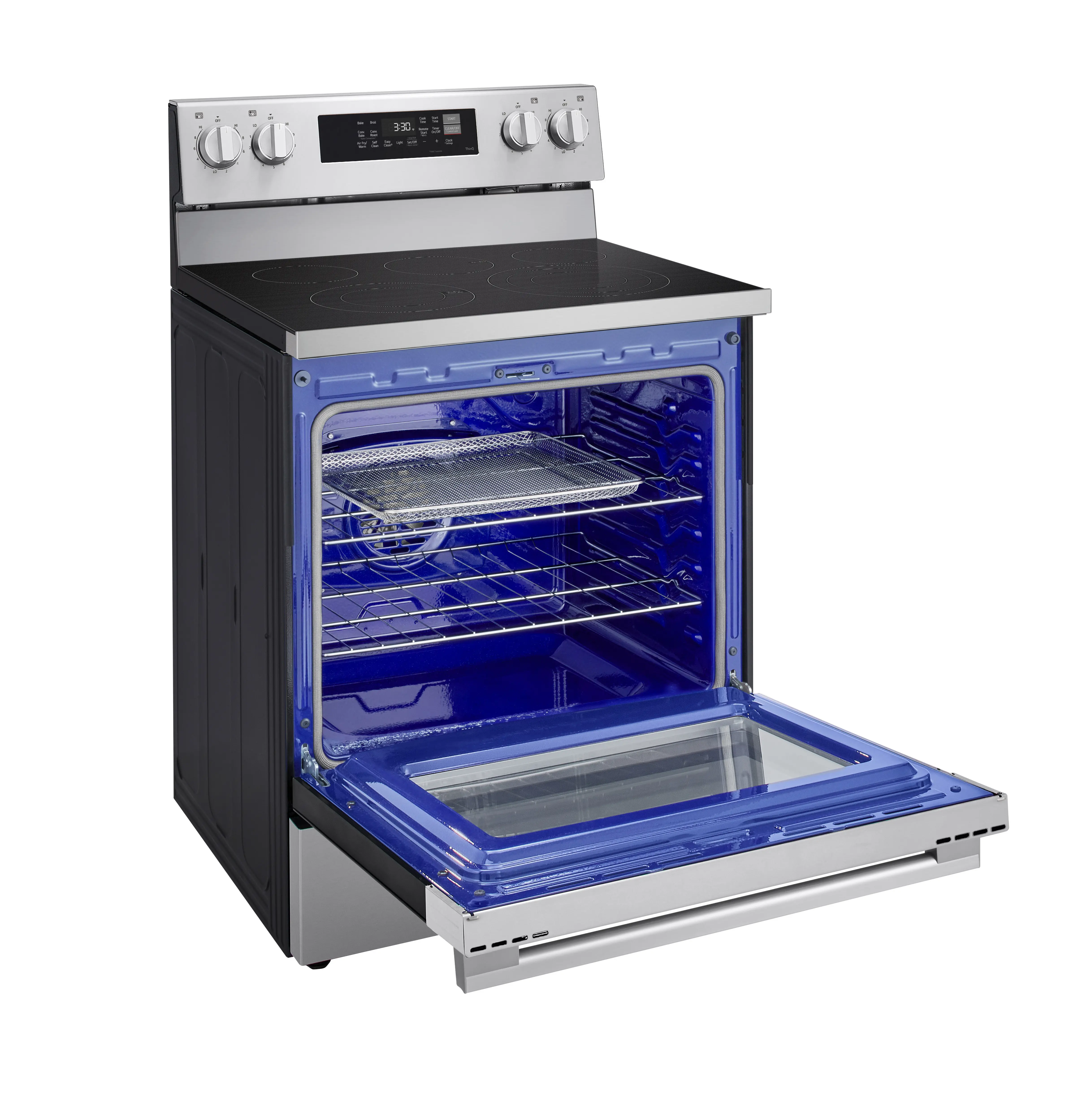 LREN6323YE LG 6.3 Cu Ft Electric Single Oven Range - Stainless Steel-12
