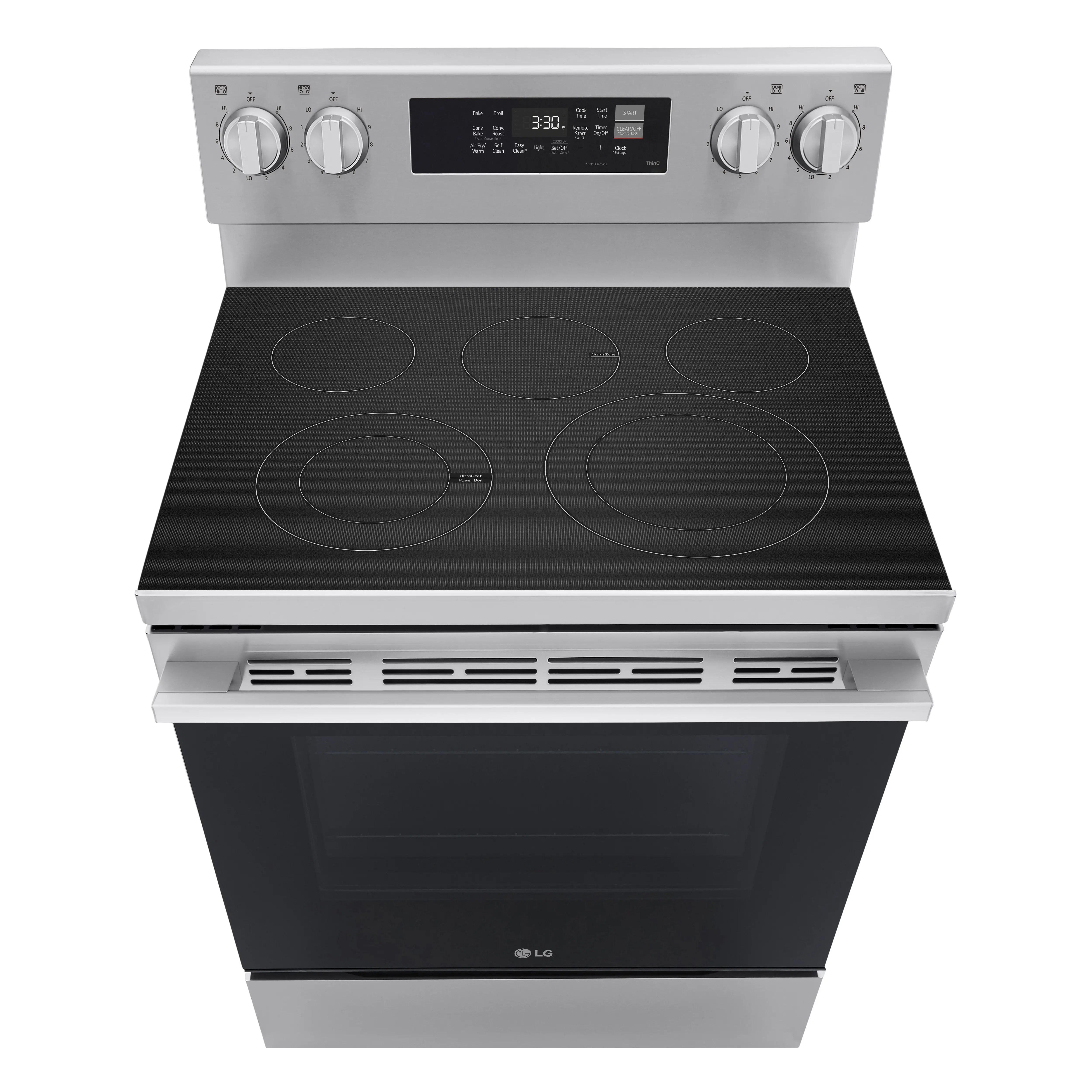 LREN6323YE LG 6.3 Cu Ft Electric Single Oven Range - Stainless Steel-16