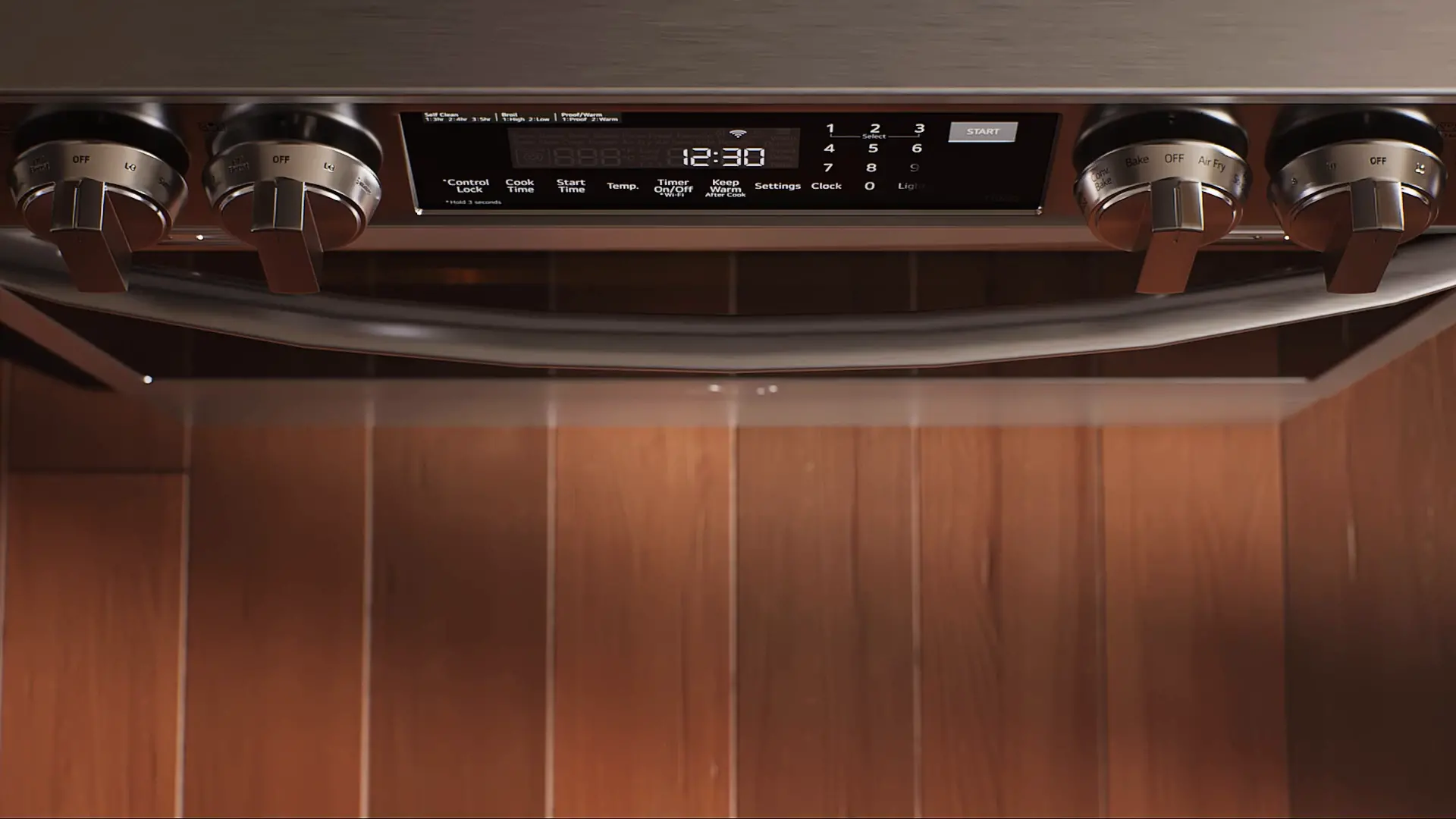 LREN6323YE LG 6.3 Cu Ft Electric Single Oven Range - Stainless Steel-5