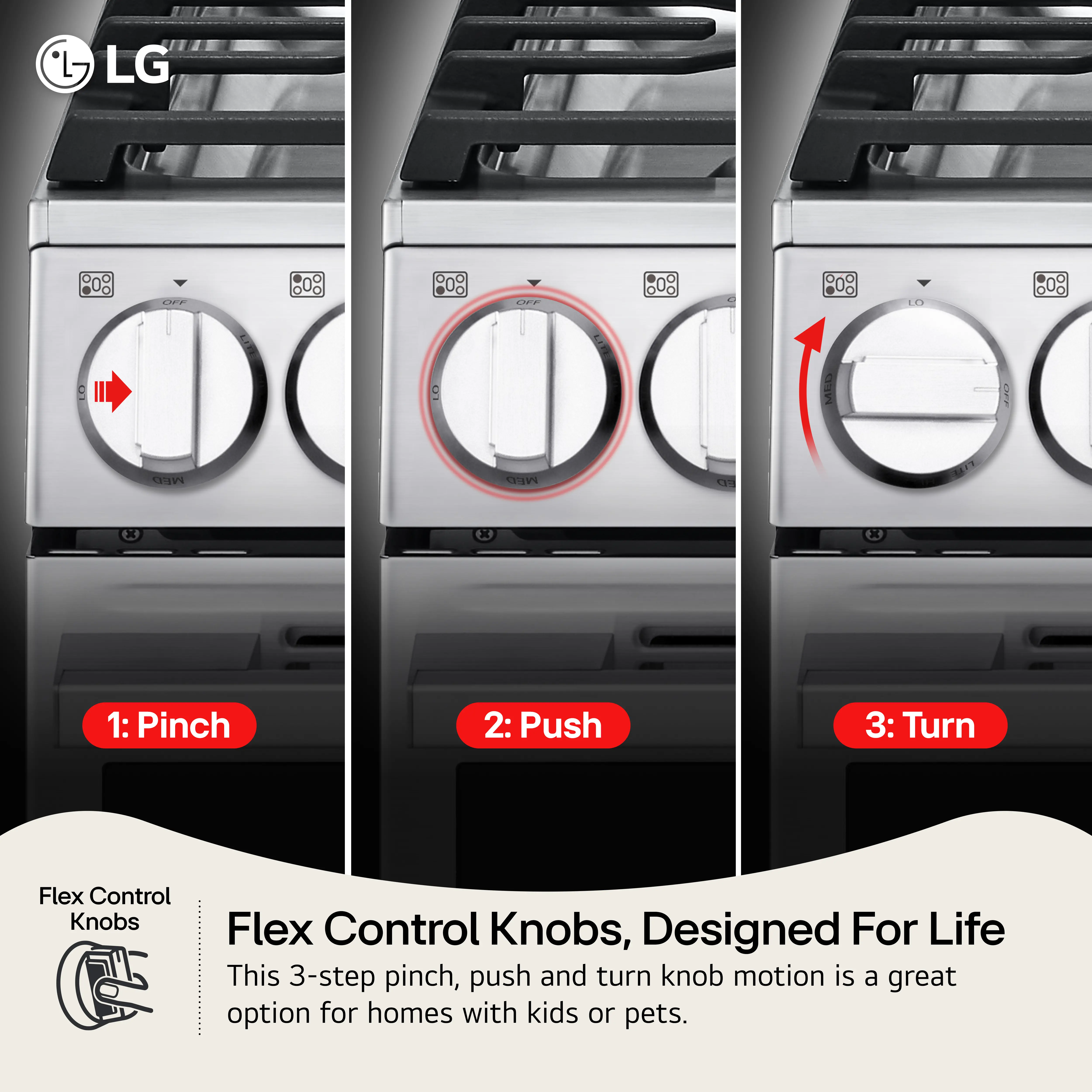 LSIL6334XE LG 6.3 Cu Ft Smart Induction Single Oven Range - Stainless Steel-4