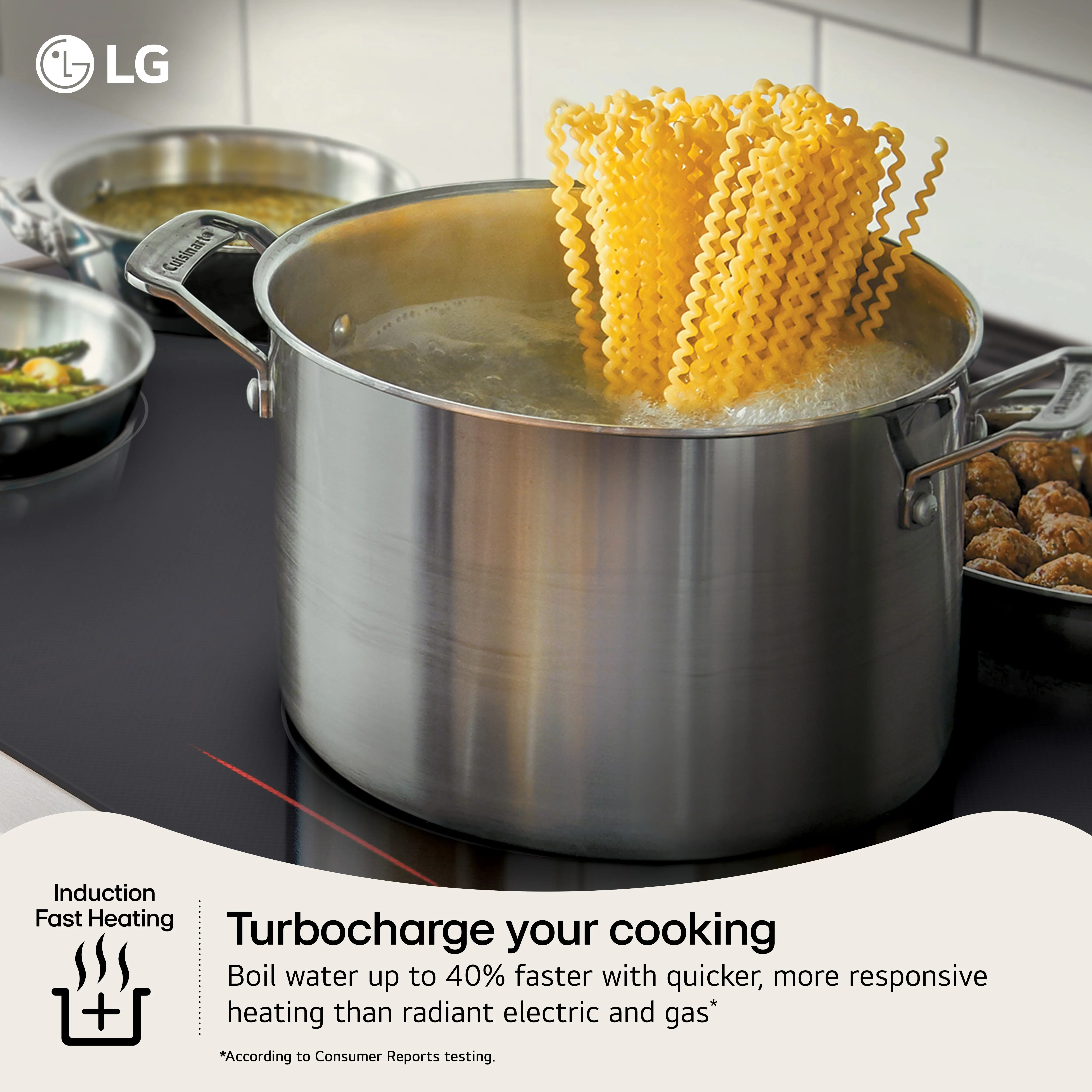 LSIL6334XE LG 6.3 Cu Ft Smart Induction Single Oven Range - Stainless Steel-9
