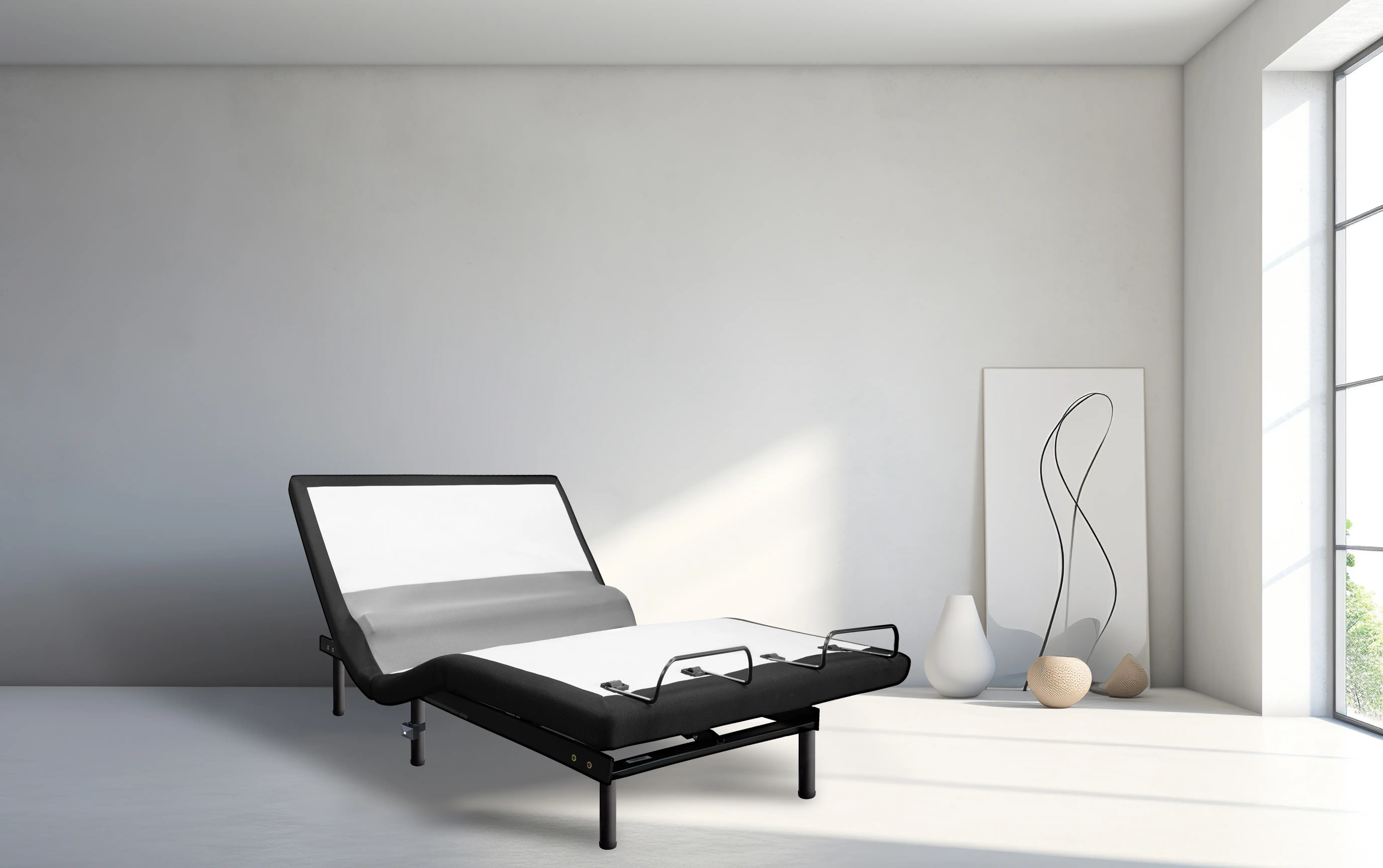 MotoSleep XSF250MS Split King Adjustable Base with Massage-2