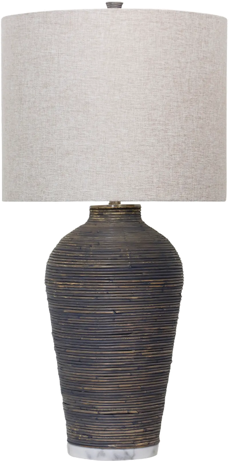 Windward Gray Marble Table Lamp