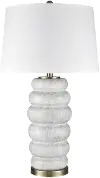 White Washed Table Lamp