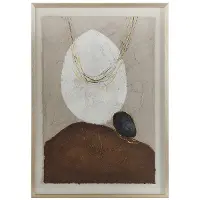 Natural Hand Painted Shadow Box
