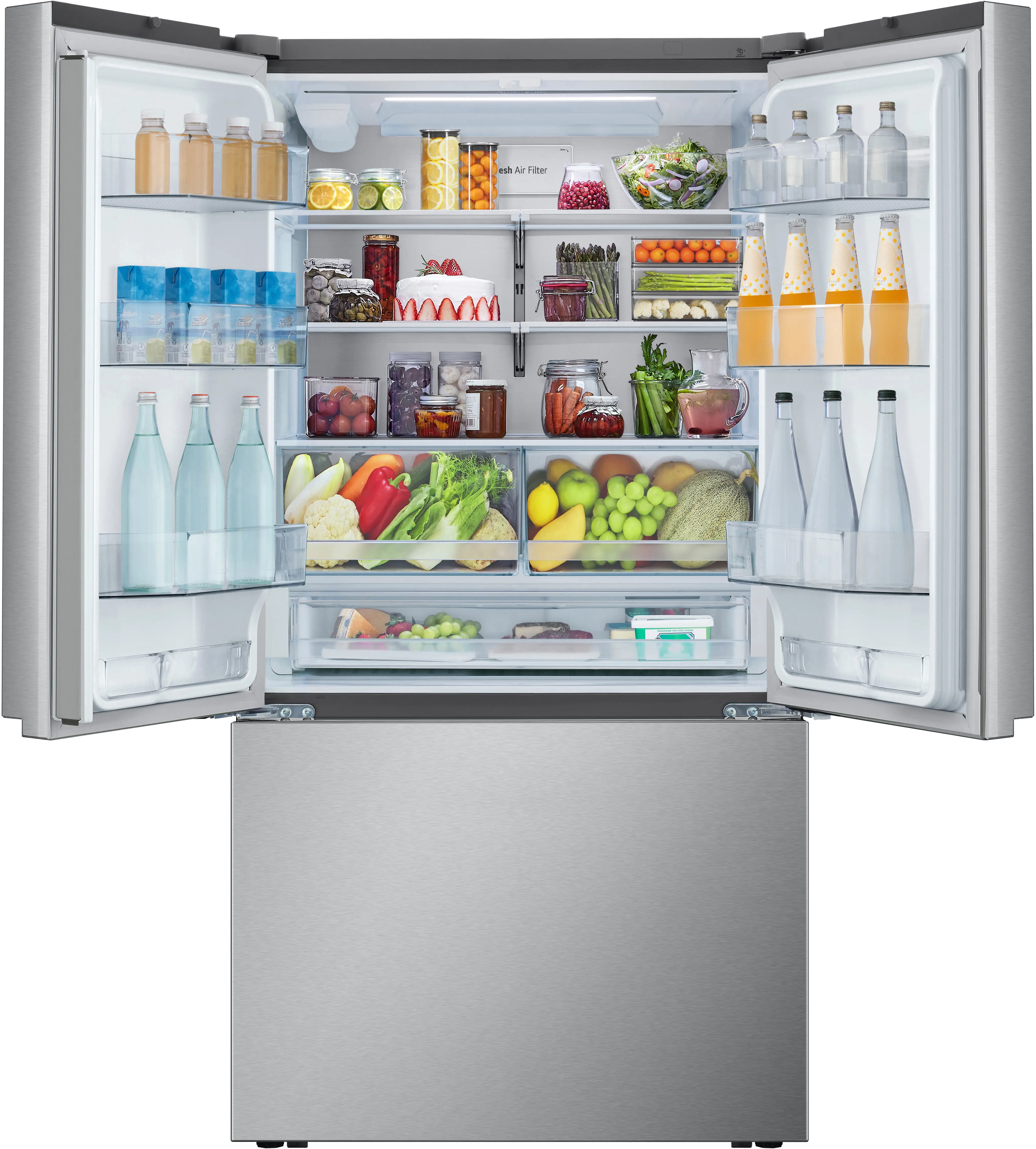 LRFLC2716S LG 27 Cu Ft French Door Refrigerator - Counter Depth Stainless Steel-10
