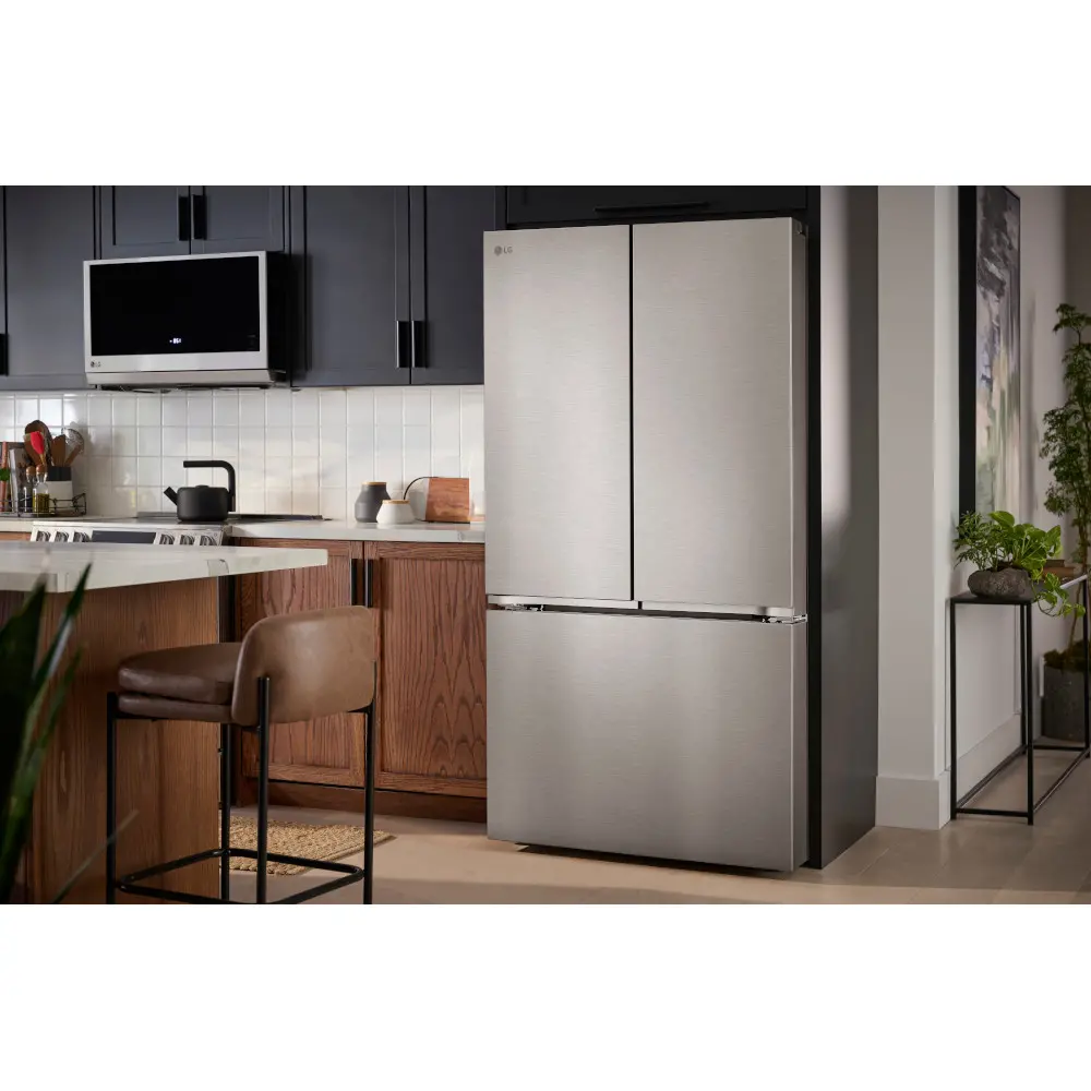 LRFLC2716S LG 27 Cu Ft French Door Refrigerator - Counter Depth Stainless Steel-3