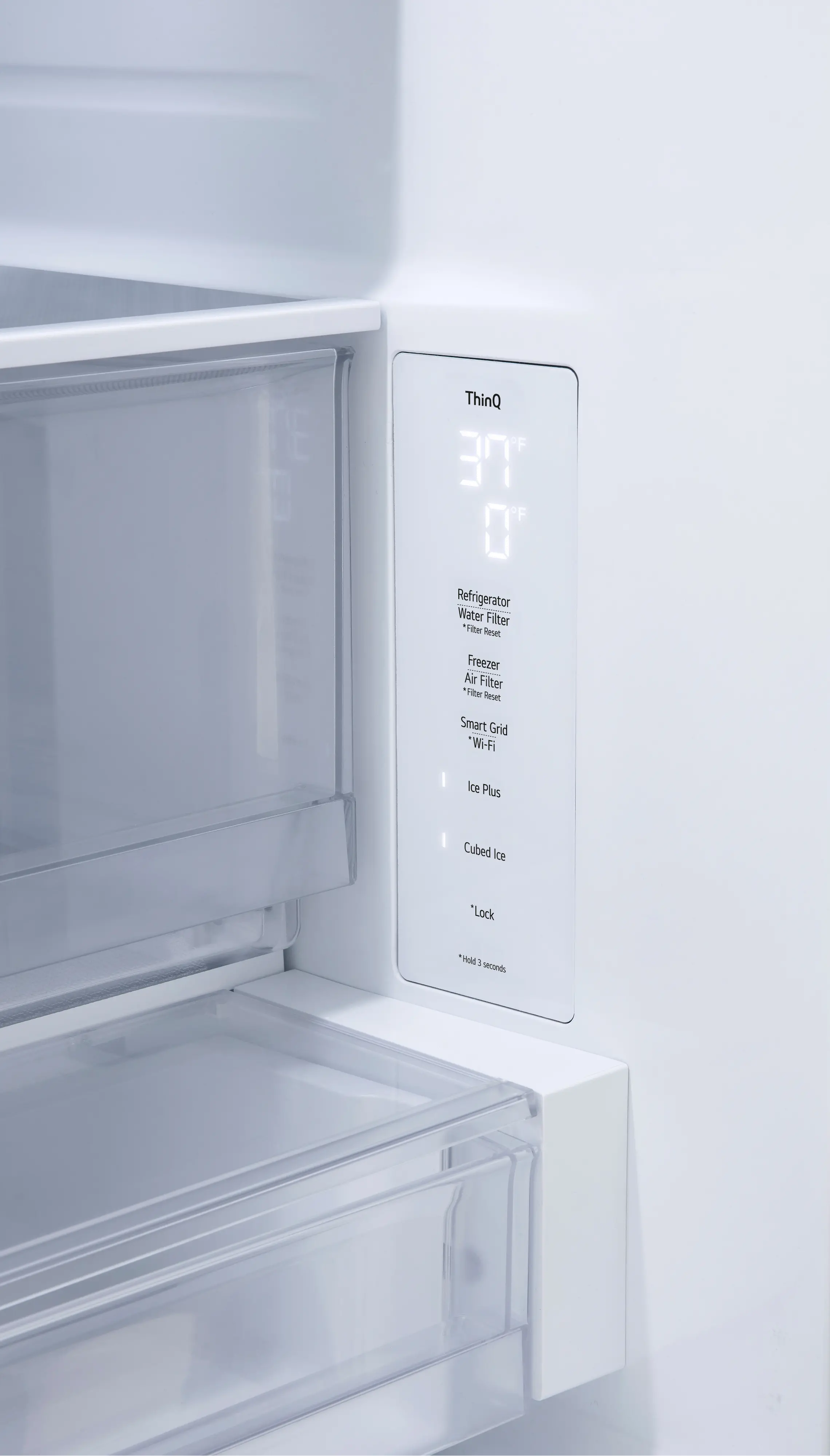 LRFLC2716S LG 27 Cu Ft French Door Refrigerator - Counter Depth Stainless Steel-8