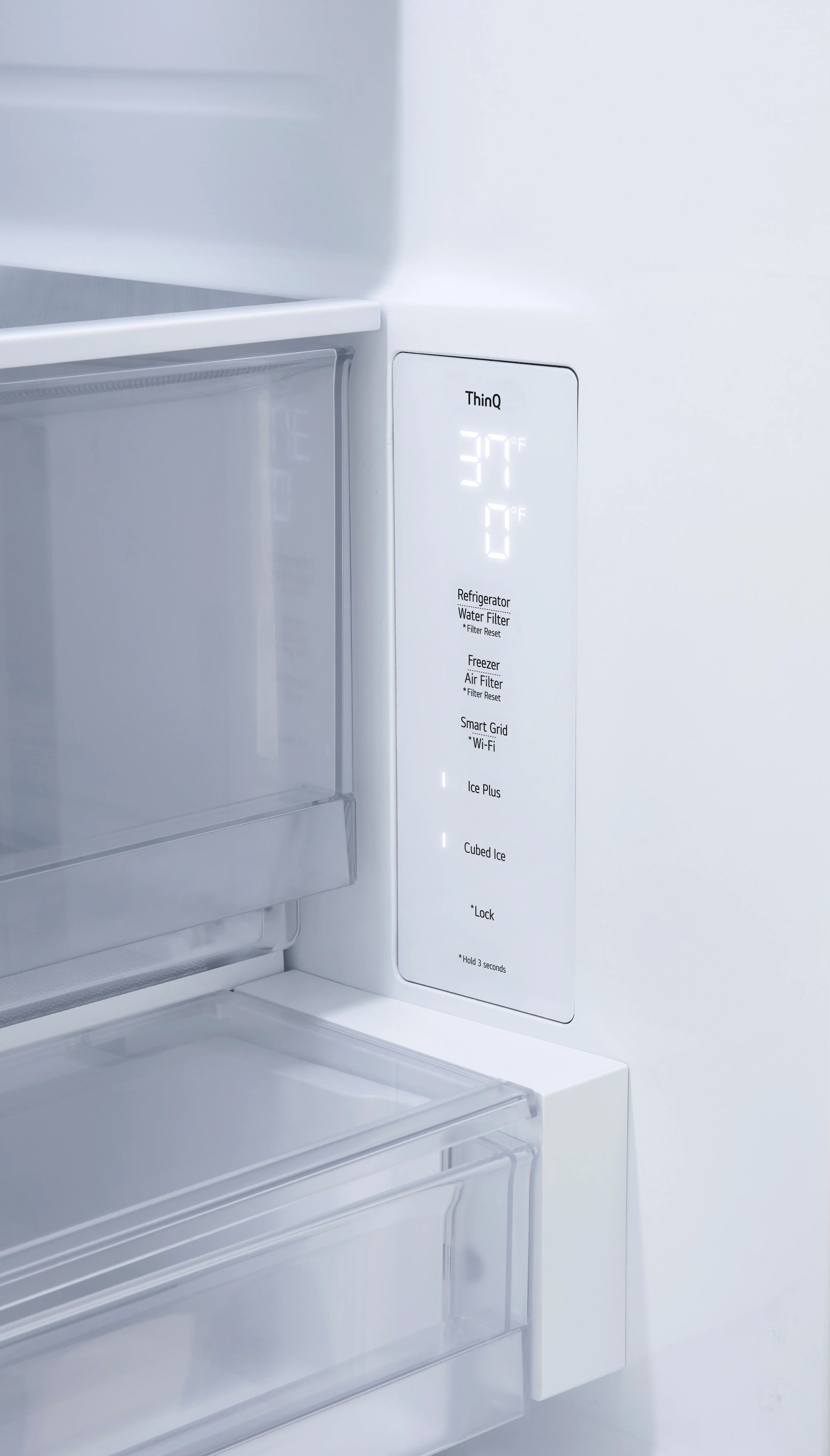 LRFLC2716S LG 27 Cu Ft French Door Refrigerator - Counter Depth Stainless Steel-9