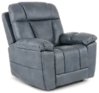 Infi-Elite Slate Gray Lift Recliner with Heat and Massage