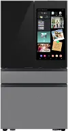 Samsung Bespoke AI 29 Cu Ft French Door Refrigerator – Charcoal Glass and Stainless Steel with AI Family Hub™+