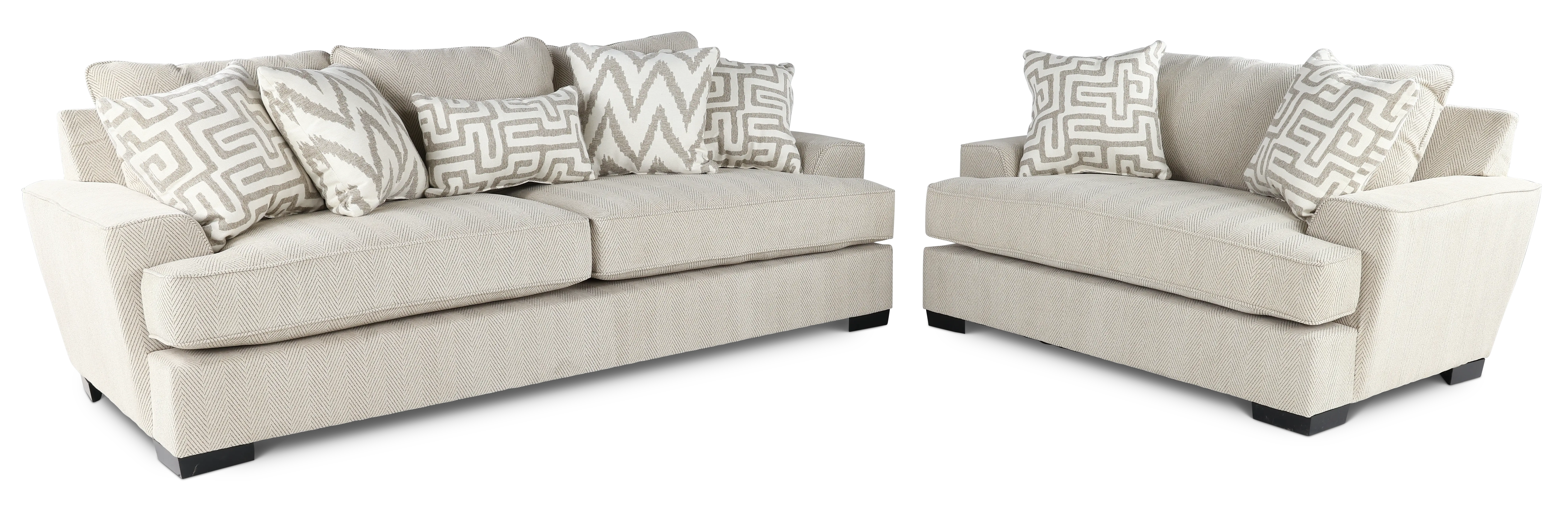 2PC/CASCADE/OATMEAL Cascade Oatmeal 2 Piece Living Room Set-1