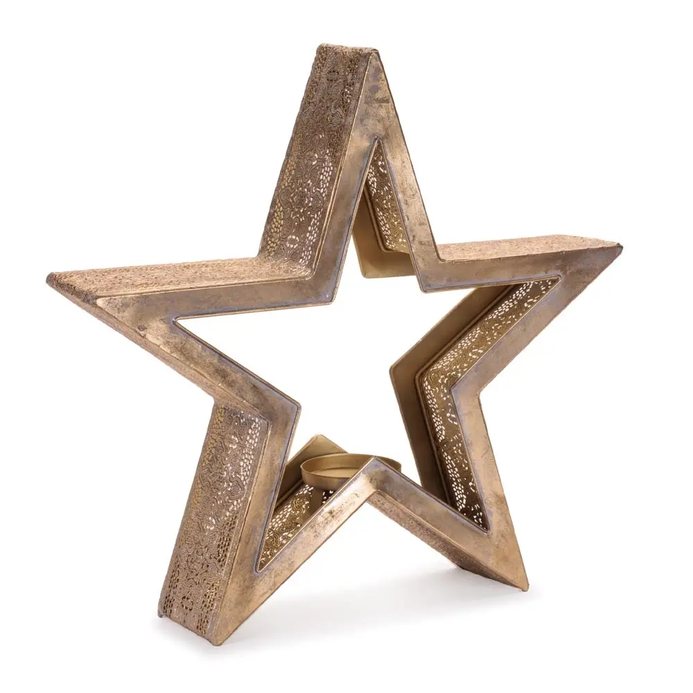 20  Metal Star Candleholder-1