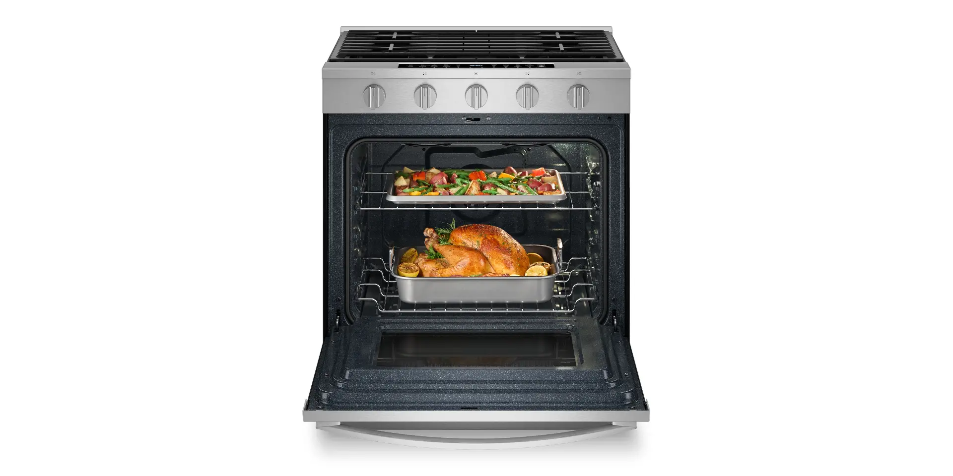 WSGS7530RZ Whirlpool 5.0 Cu Ft Smart Single Oven Gas Range - Stainless Steel-6