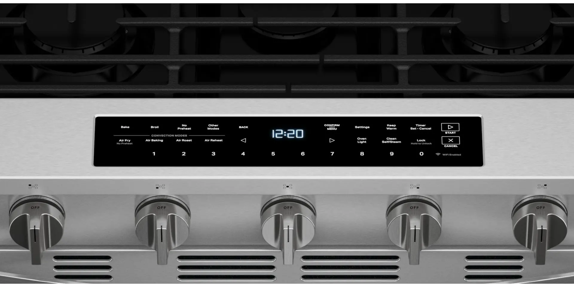 WSGS7530RZ Whirlpool 5.0 Cu Ft Smart Single Oven Gas Range - Stainless Steel-8