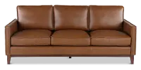 Weston Brown Leather Sofa
