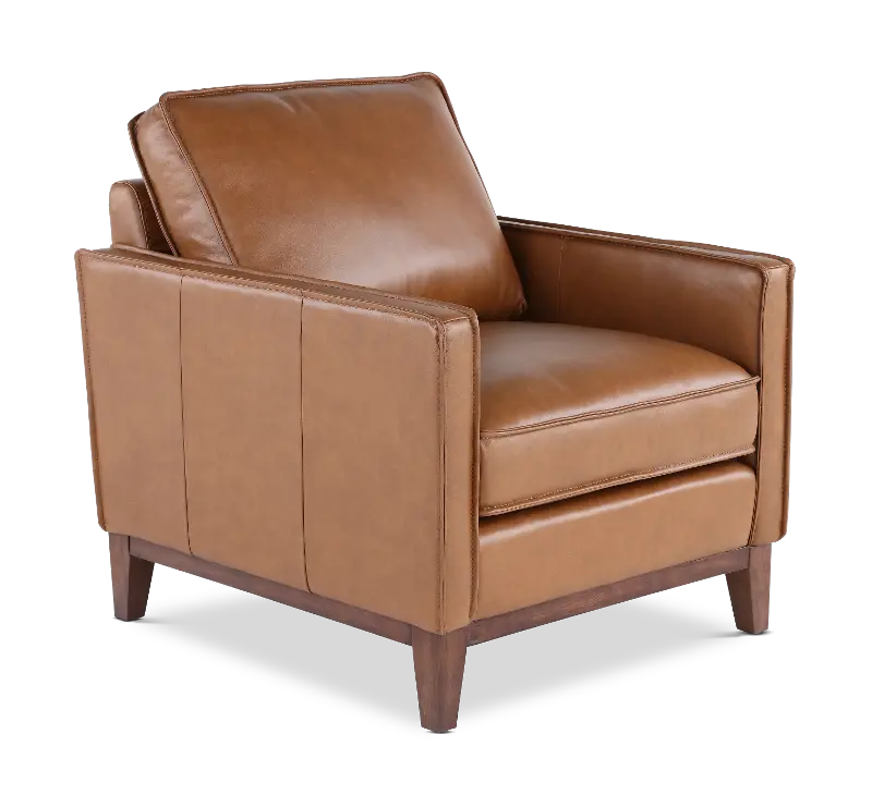 Weston Brown Leather Chair