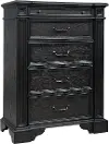 Marshall English Black Oak Chest of Drawers