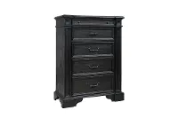 Marshall English Black Oak Chest of Drawers