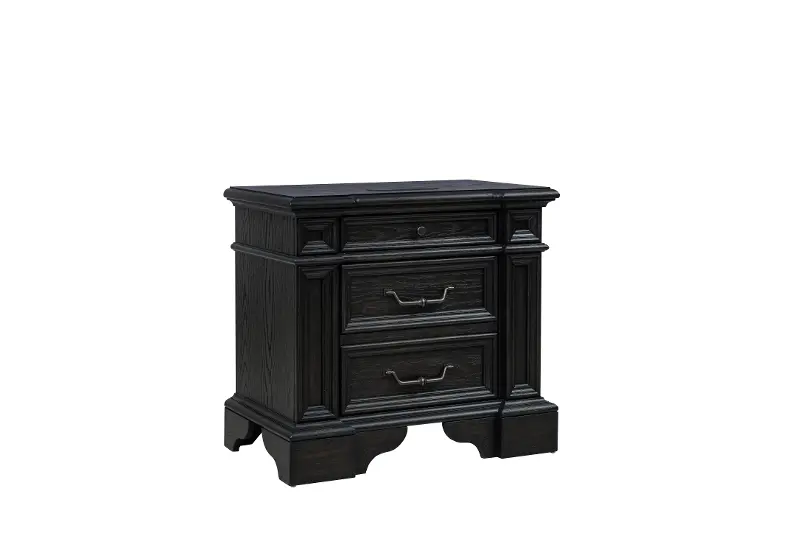 Marshall English Black Oak Nightstand
