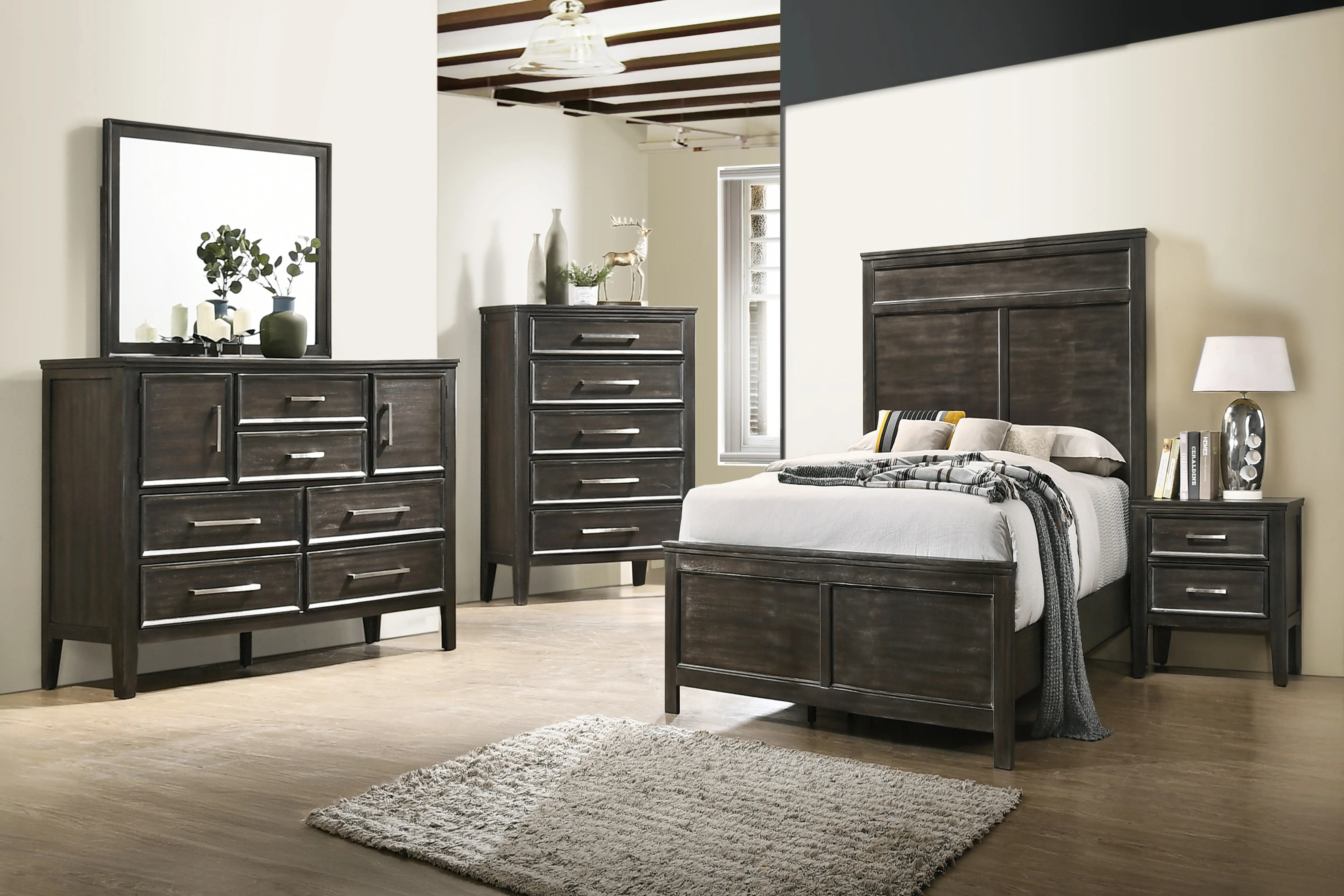 Andover Dark Brown Dresser-2