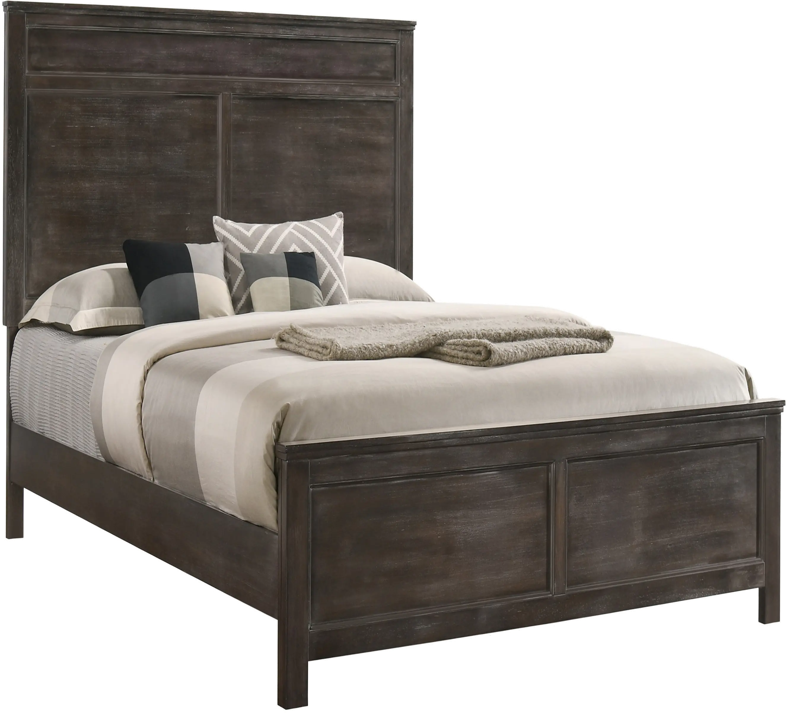 Andover Dark Brown Full Bed-1