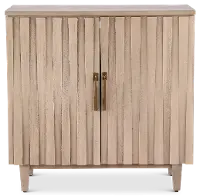 Butler Two-Door Beige Cabinet