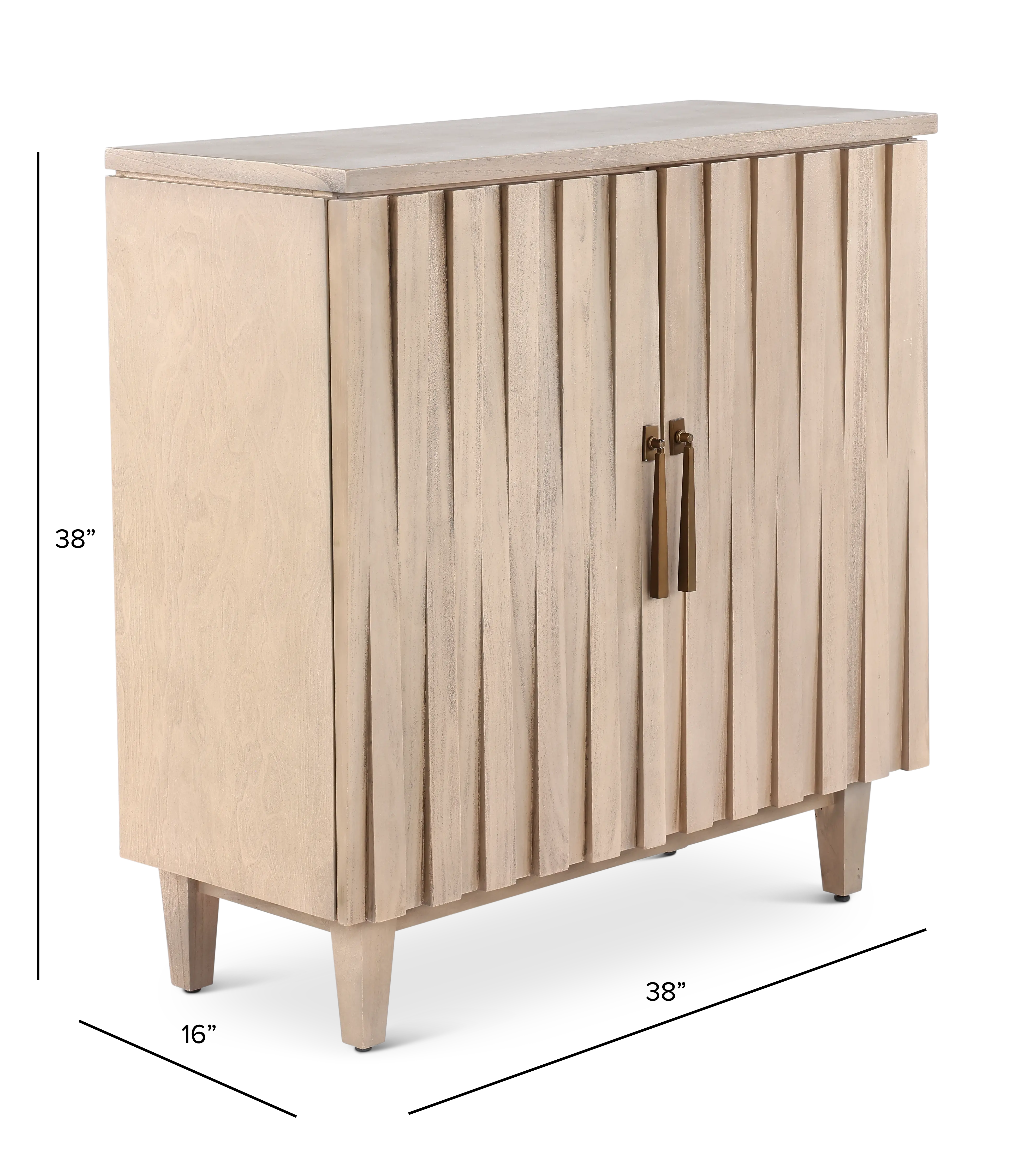 Butler Two-Door Beige Cabinet-3