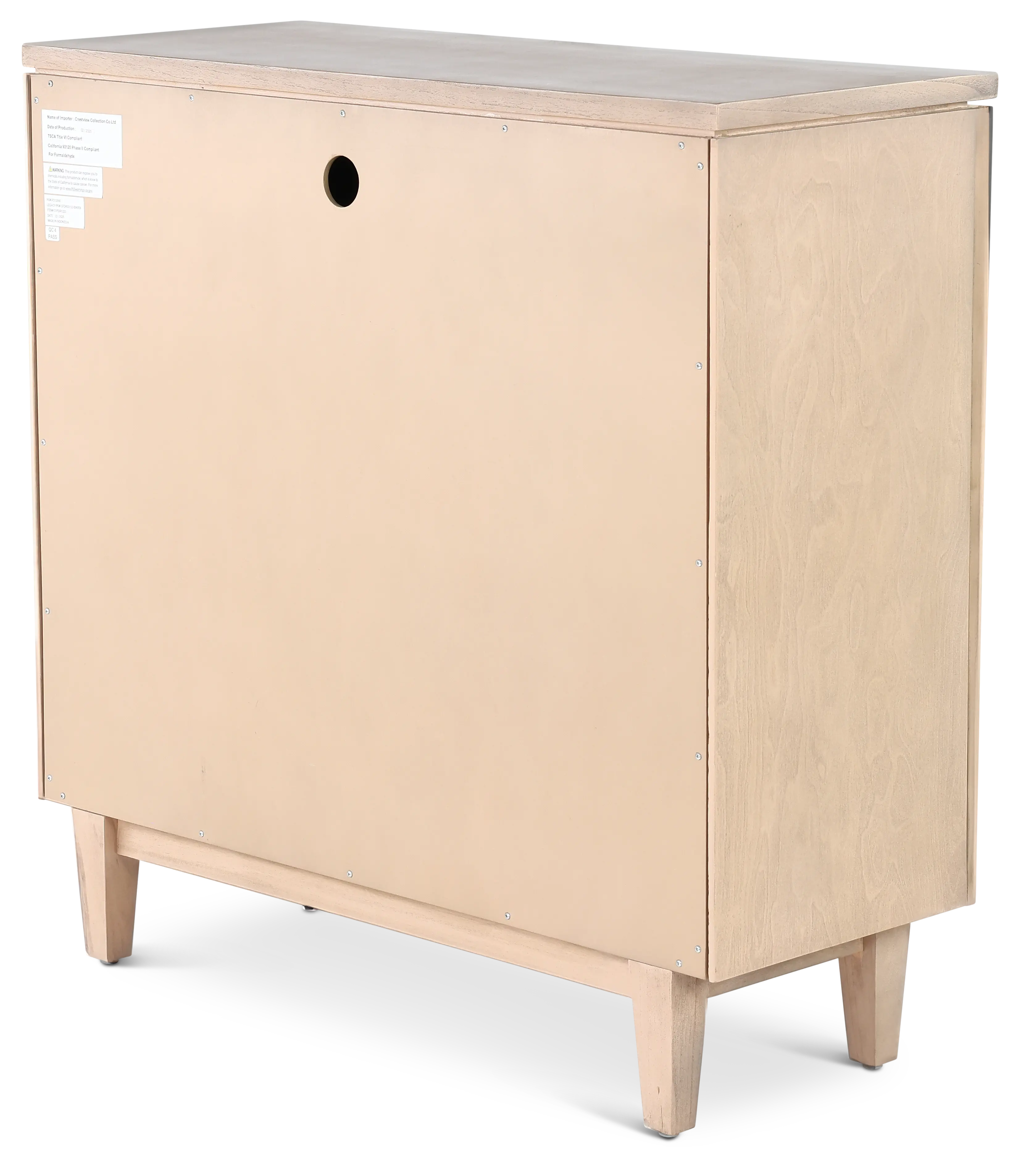 Butler Two-Door Beige Cabinet-5