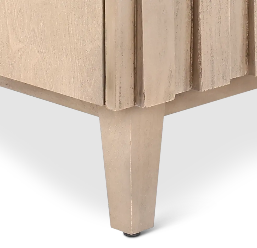 Butler Two-Door Beige Cabinet-7