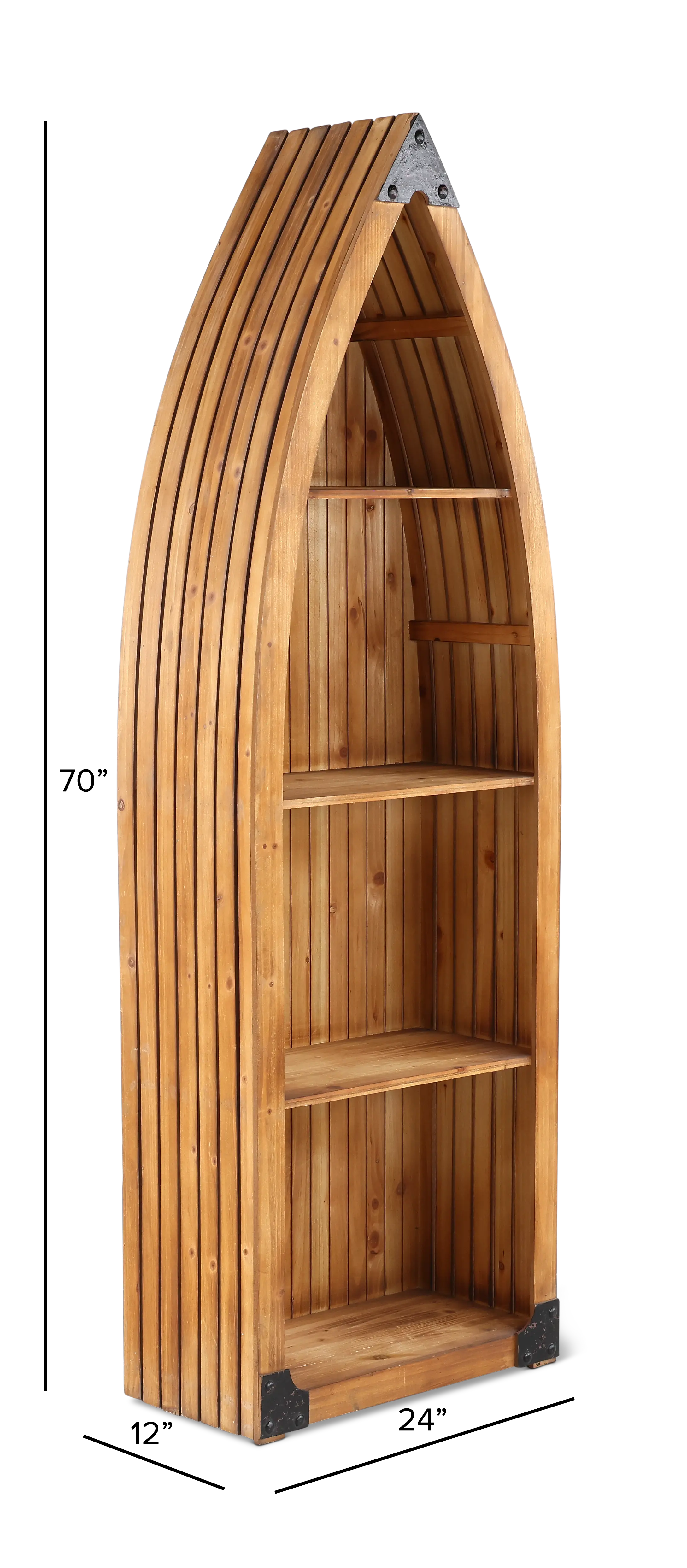 Mountain View Brown Bookcase-3