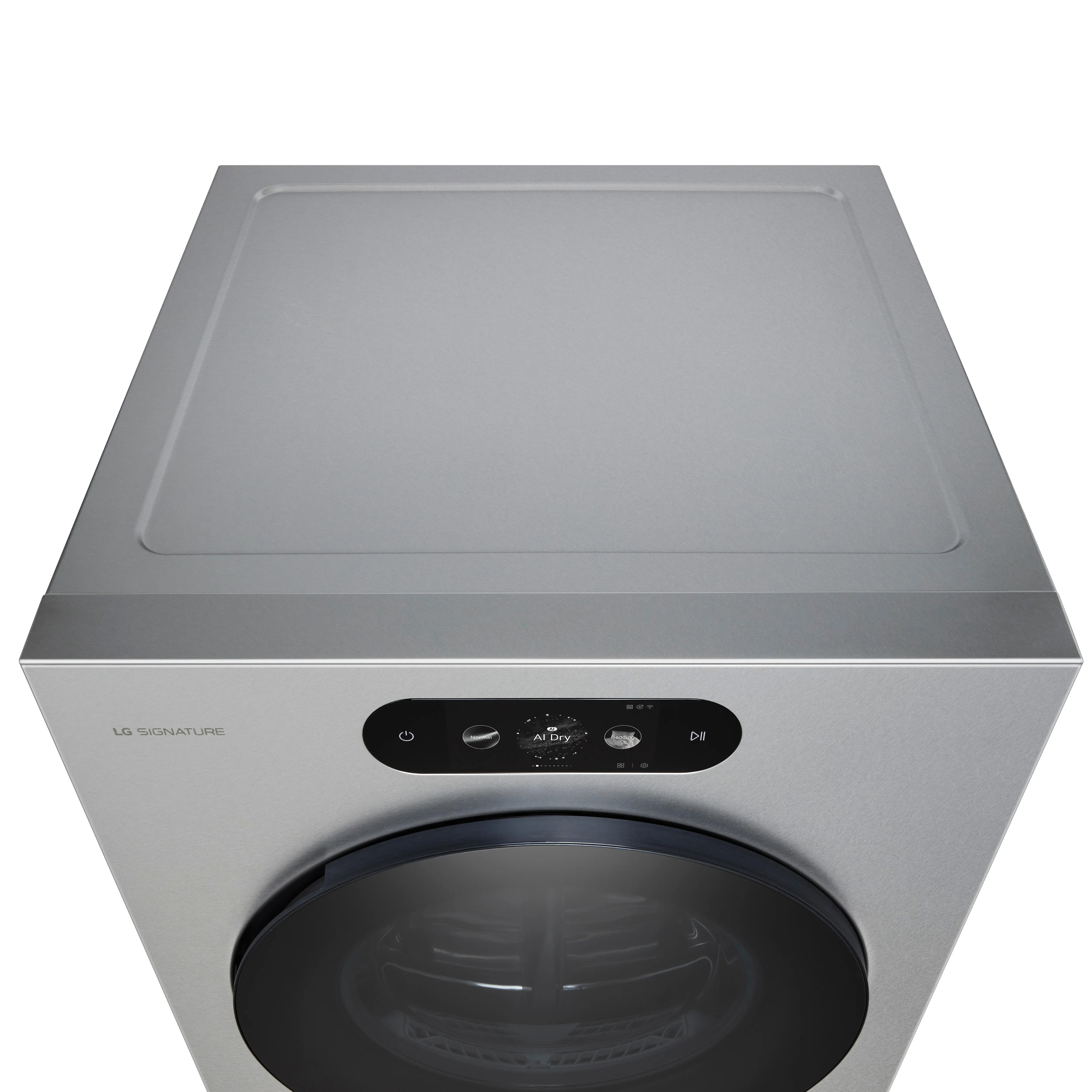 DLEX9900S LG Signature 9.0 Cu Ft Mega-Capacity Smart AI Electric Dryer - Platinum Steel-11