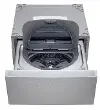 WD405CS LG SIGNATURE 1.0 Cu Ft Pedestal Washer - Platinum Steel