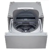 WD405CS LG Signature 1.0 Cu Ft Pedestal Washer - Platinum Steel