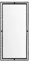 Black Metal Wall Mirror