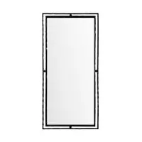 Black Metal Wall Mirror