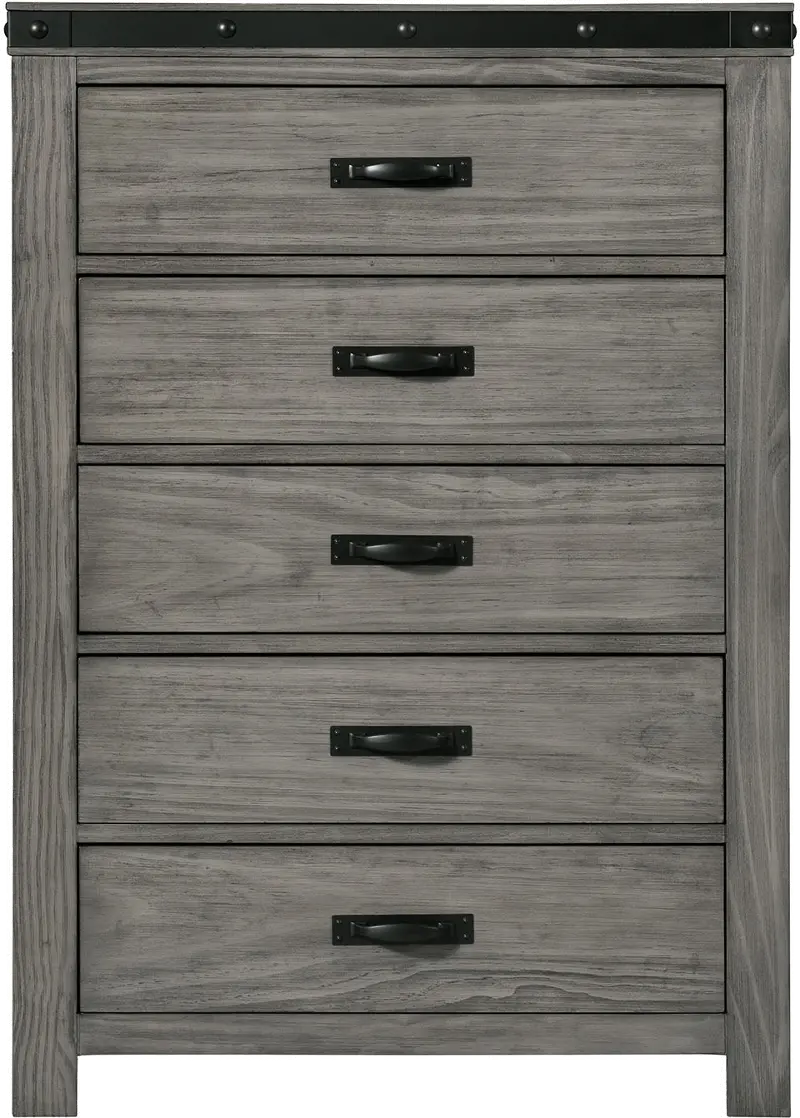 Wade Gray Chest of Drawers