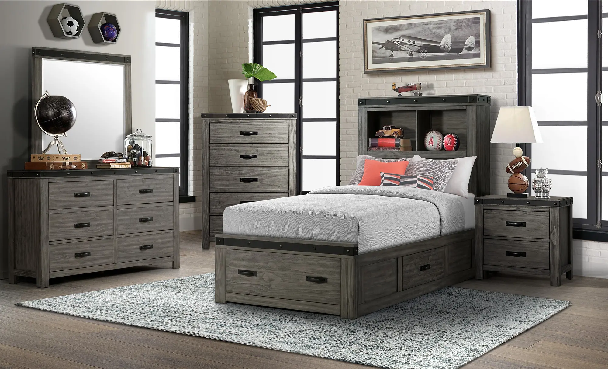 Wade Gray Chest of Drawers-2