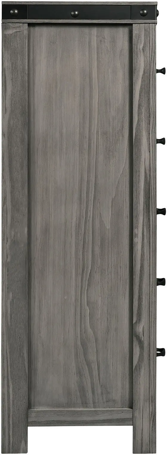 Wade Gray Chest of Drawers-3